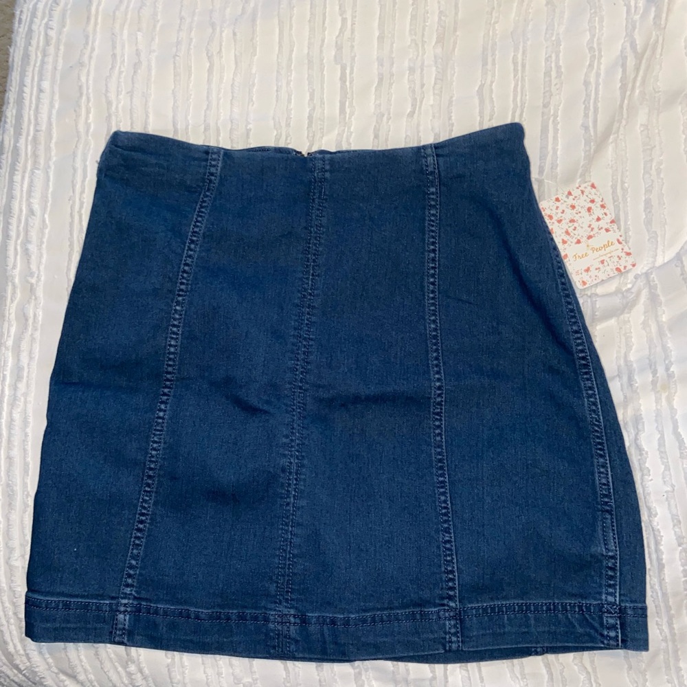 Free People Denim Skirt
